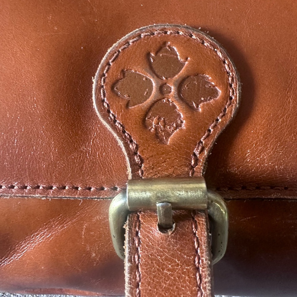 Patricia Nash Vintage London Cowhide leather saddle bag - Picture 11 of 16